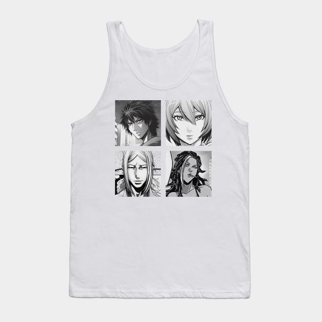 Alice in borderland characters manga Tank Top by CERA23